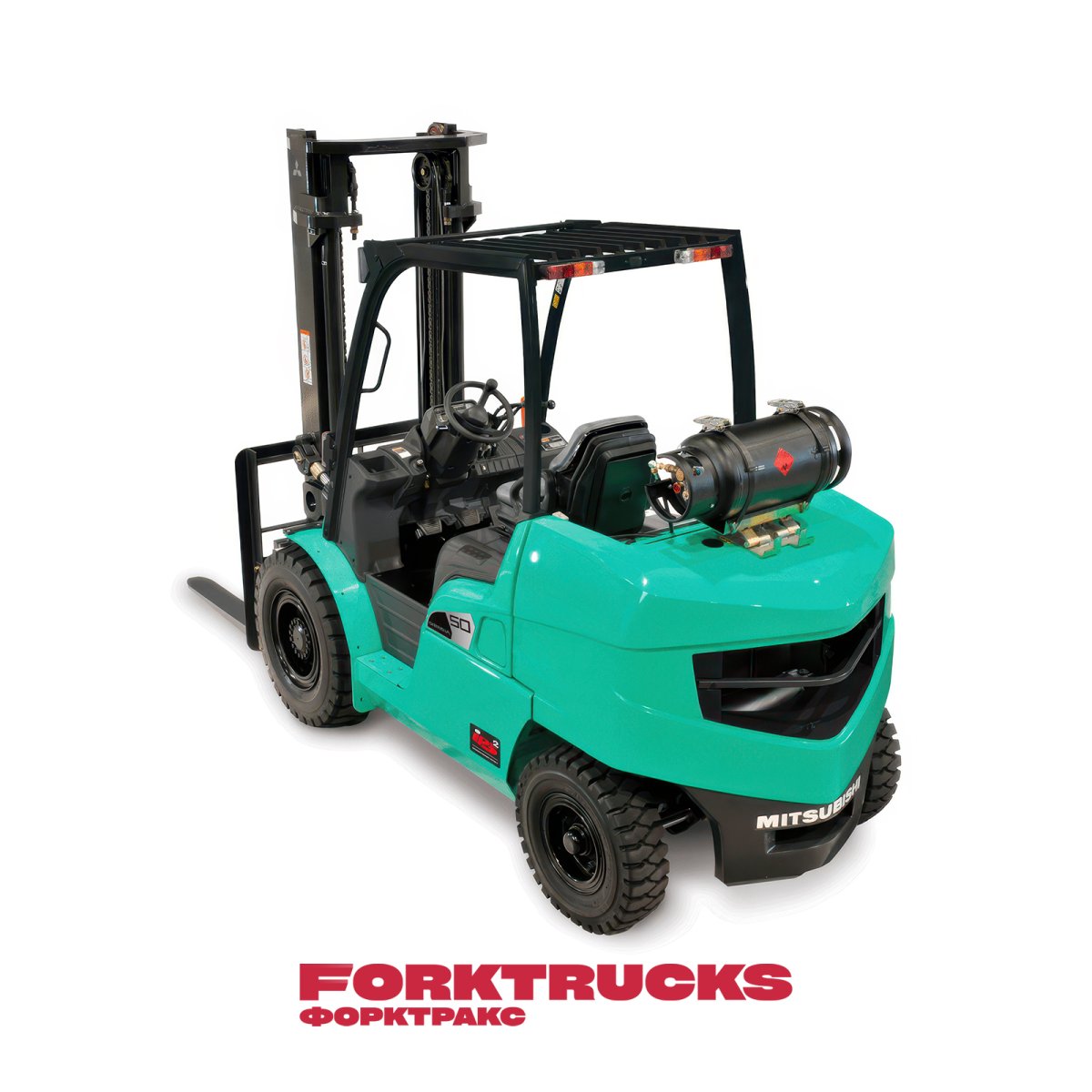 Автопогрузчик газ-бензиновый Mitsubishi FG40N3, 4000кг, 4410мм, свободный ход, двигатель Nissan (Япония)