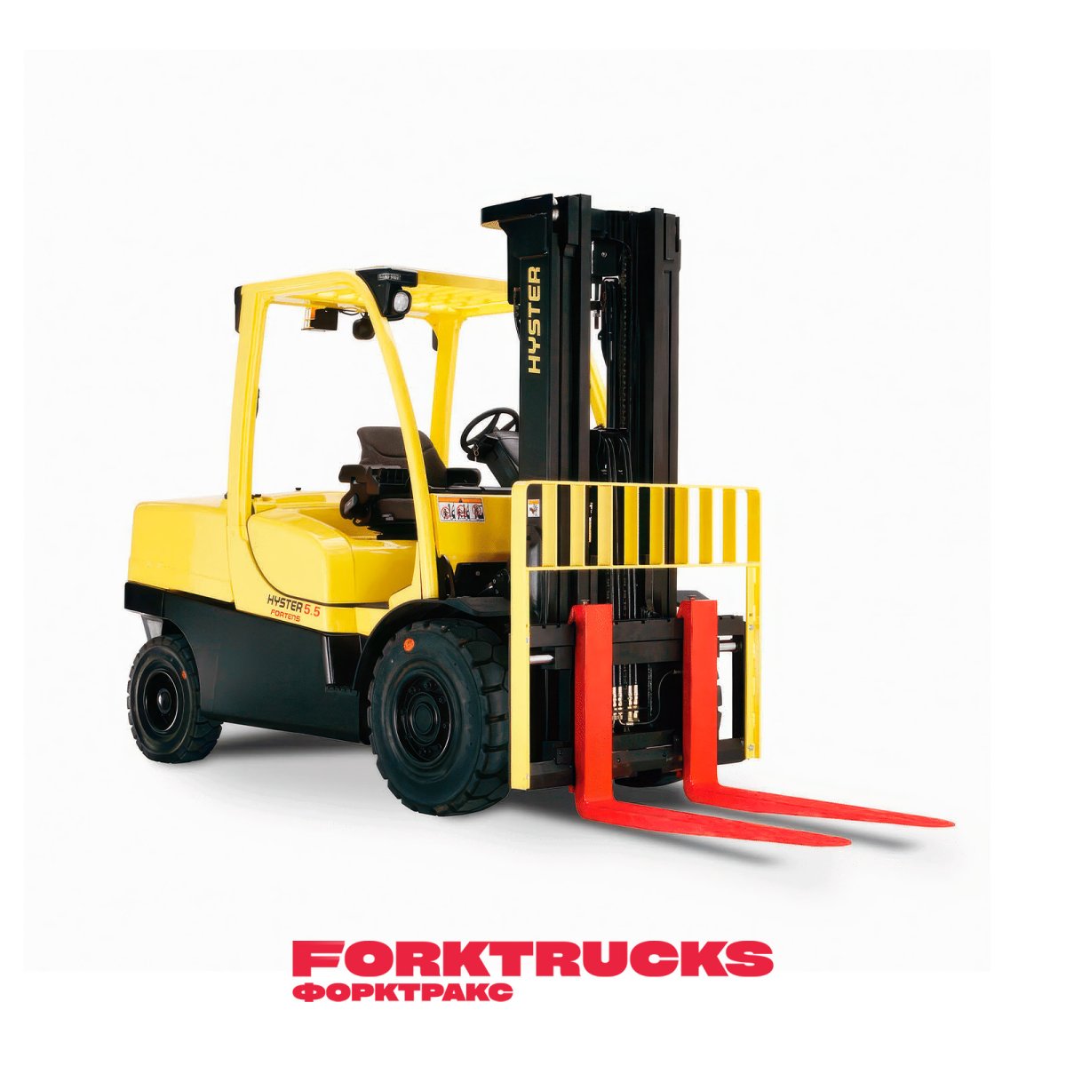 Автопогрузчик дизельный Hyster H4.0FT5, 4000кг, 5550мм, свободный ход, двигатель Kubota (Япония)