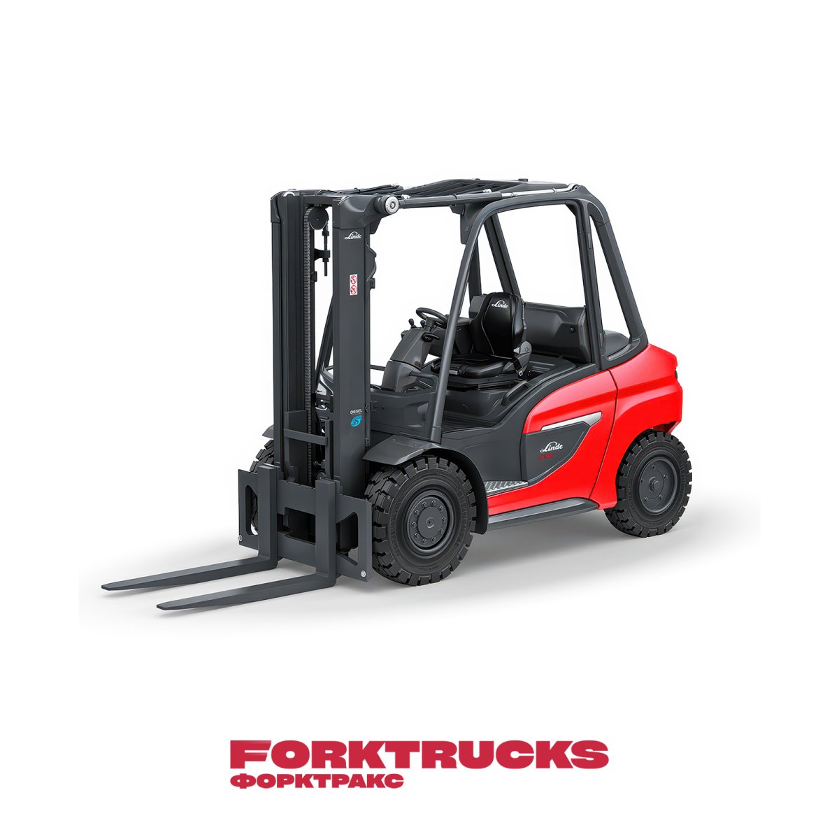 Автопогрузчик дизельный Linde H40-600D, 4000кг, 6310мм, свободный ход, двигатель Doosan (Южная Корея)