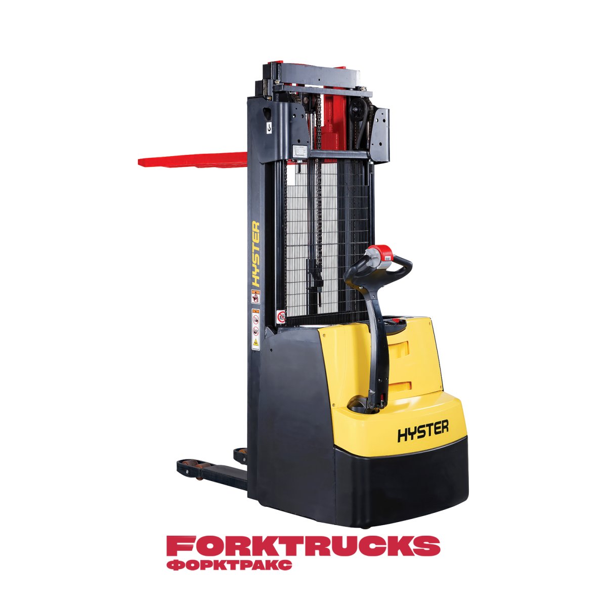 Штабелер пешеходный Hyster S1.4, 1400кг, 3140мм, свободный ход, свинцово-кислотная АКБ + ЗУ