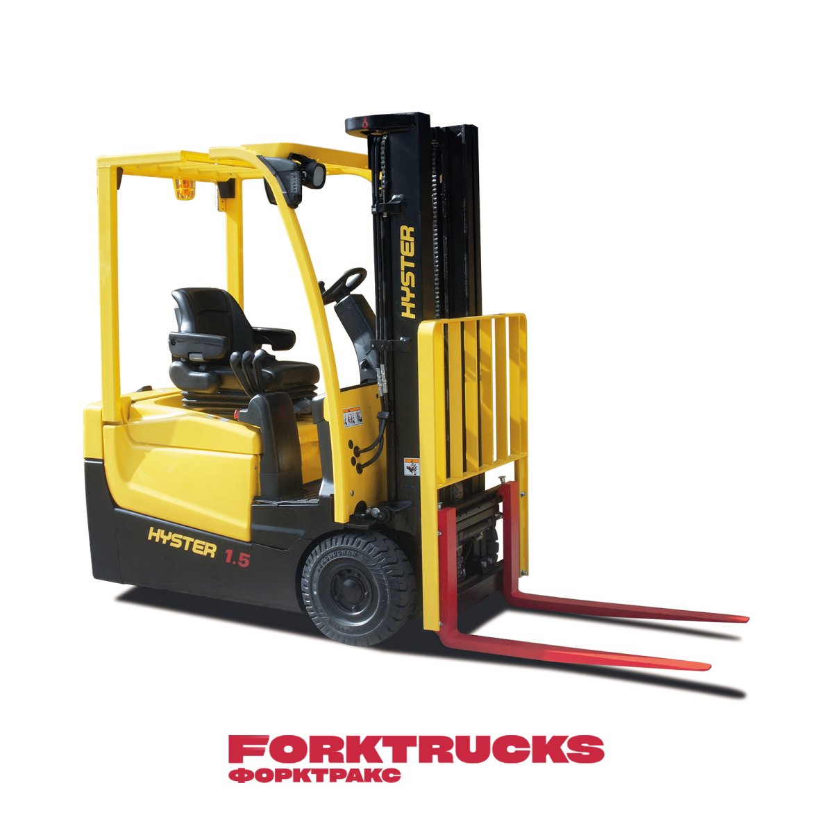 Электропогрузчик 3-опорный Hyster A1.3XNT, 1300кг, 4900мм, свободный ход, свинцово-кислотная АКБ + ЗУ