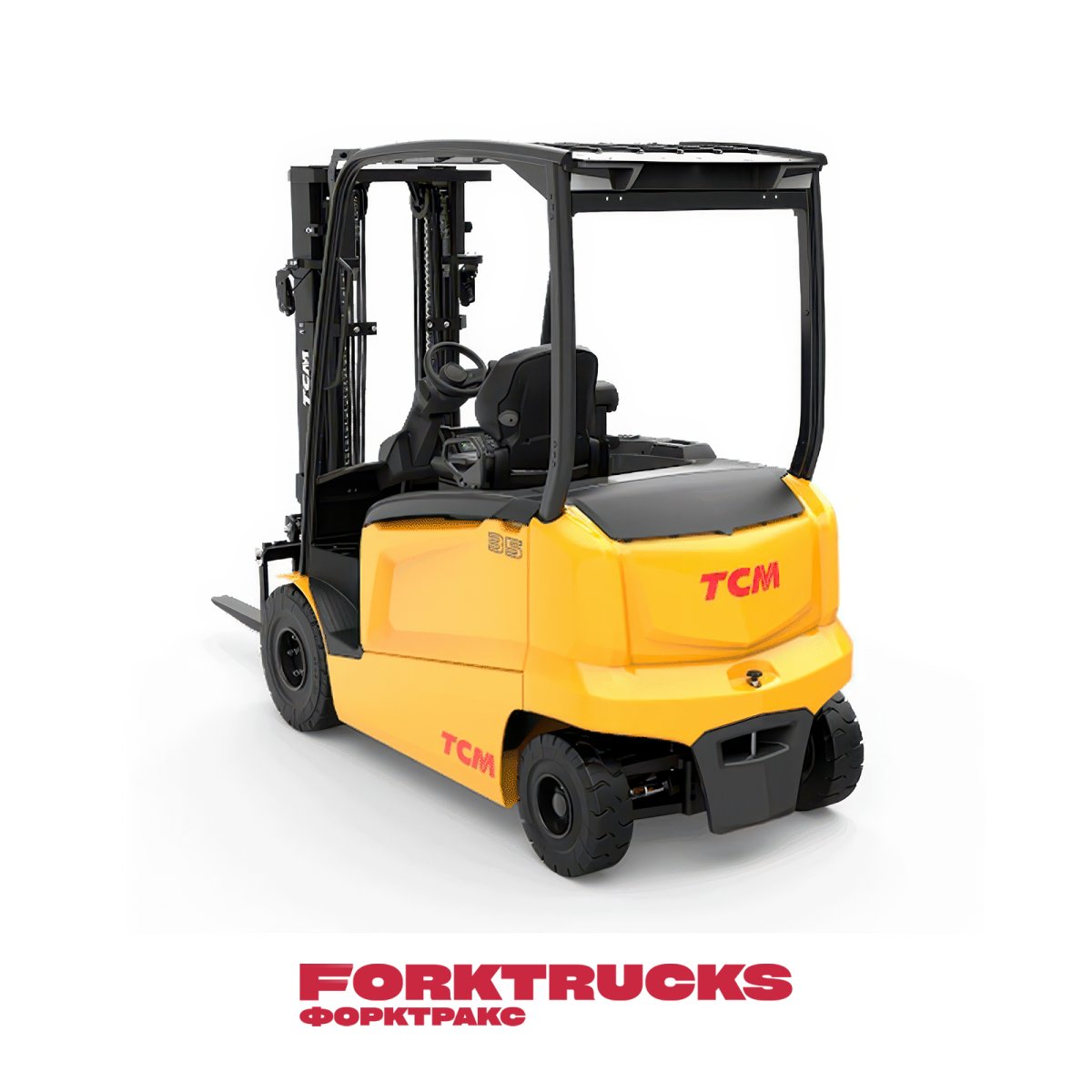 Электропогрузчик 4-опорный TCM FHB25-F2, 2500кг, 6500мм, свободный ход, свинцово-кислотная АКБ + ЗУ