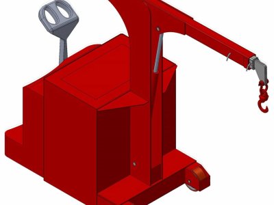 Мини-кран КЭГС МС-2 с фиксированным противовесом