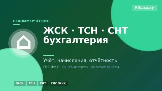 Бухгалтерское сопровождение ЖСК, ТСН и СНТ: учёт, начисления, зарплата и отчётность